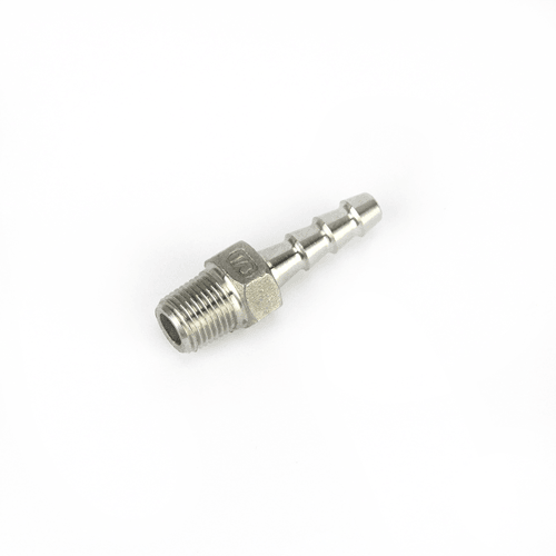 1/4 BSP x 8mm (Suits 6mm ID) Stainless Hosetail Barb - KegLand