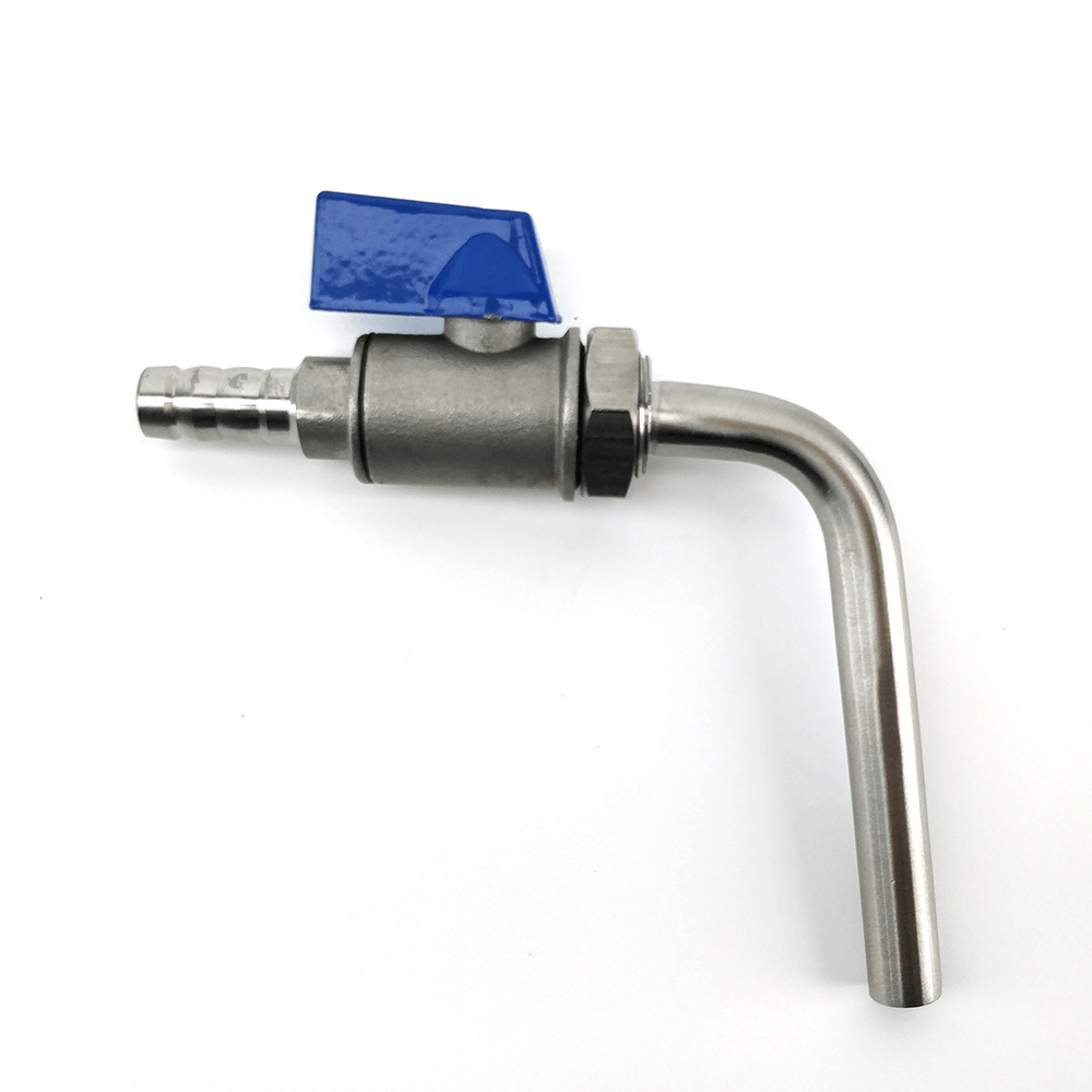 3/8 Mini Ball valve Assembly with Rotating Arm - KegLand