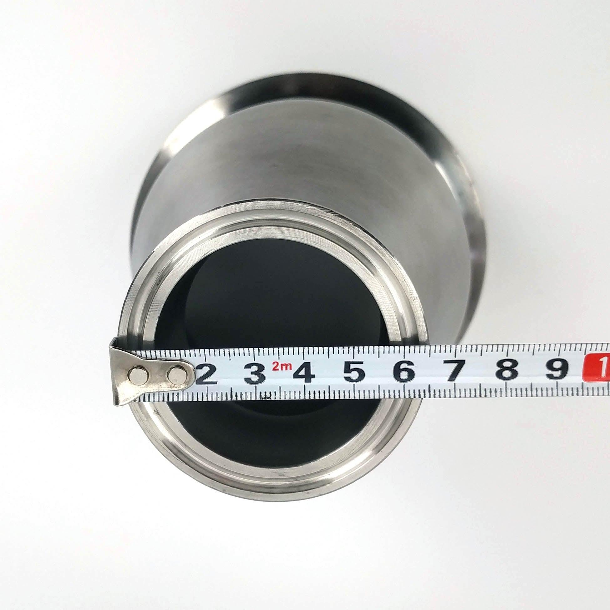4 Inch to 2 Inch Tri Clover Concentric Reducer for Kegmenter - Still Attachment - KegLand