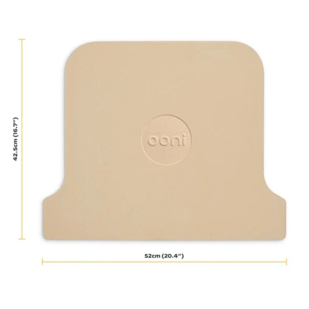 Replacement Stone Baking Board for the Ooni Koda 16 - dimensions 42.5cm x 52cm