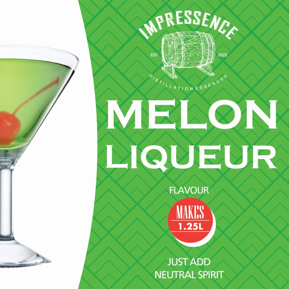 Melon Liqueur Spirit Flavouring - sweet, bright green liqueur with fresh notes of honeydew melon.