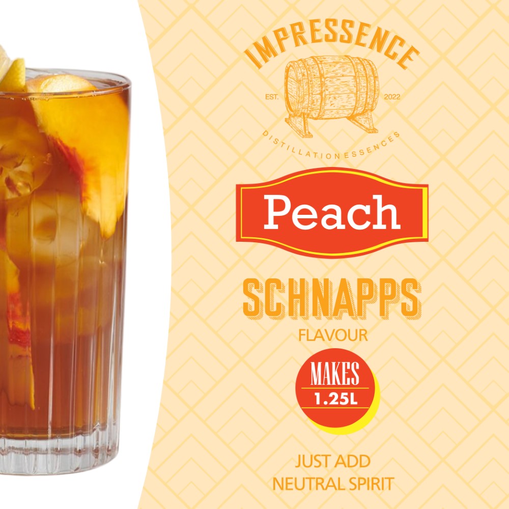 Forumlated in the essence of De Kuyper sweet Peach Schnapps.
