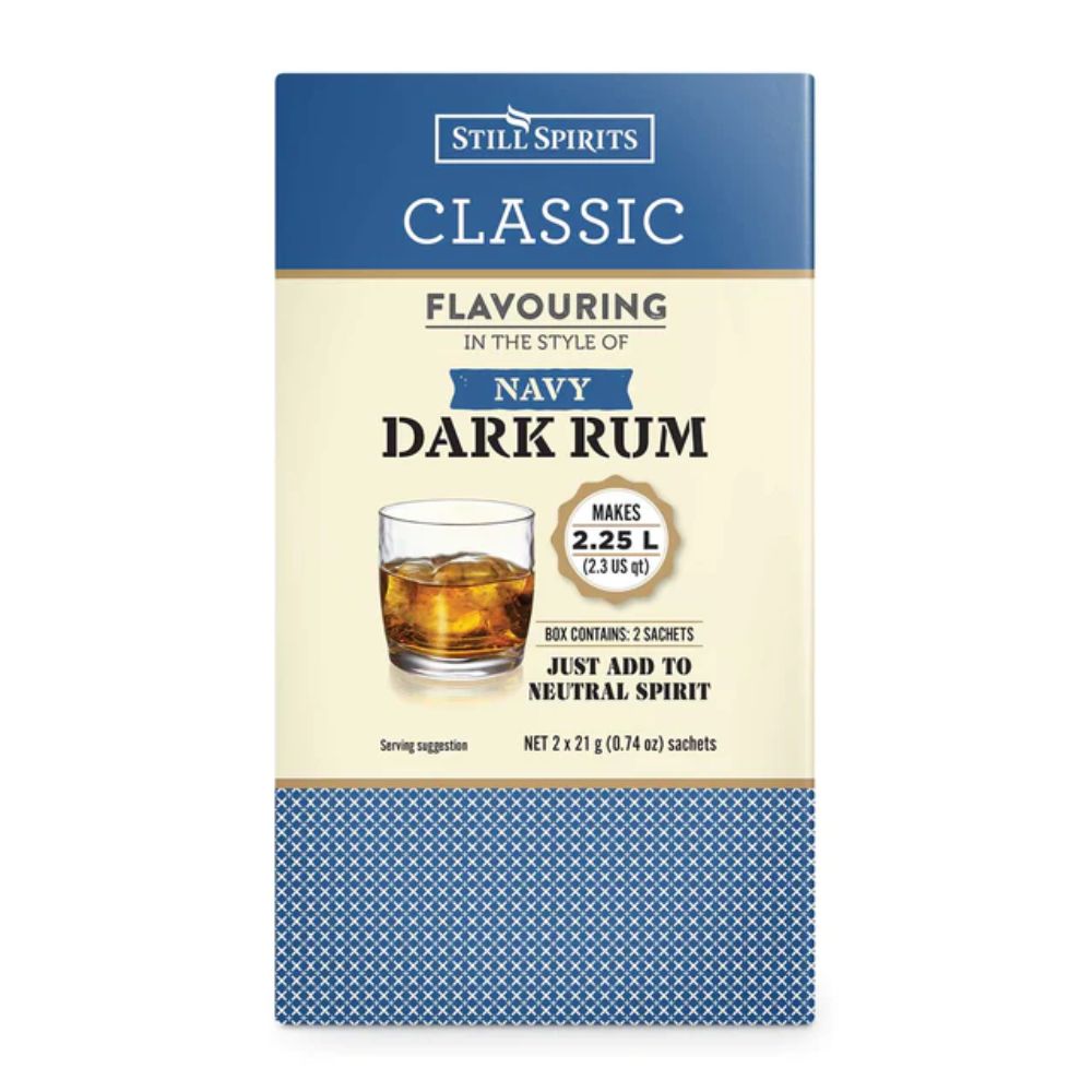 Navy Dark Rum Spirit Flavouring - makes 2.25 of sweet and mellow to satisfy a seafarers thirst.