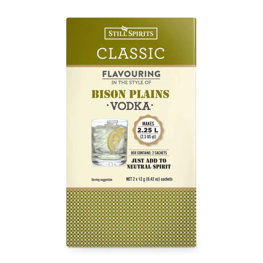 Still Spirits } Top Shelf Select / Classic Bison Plains Vodka Flavour
