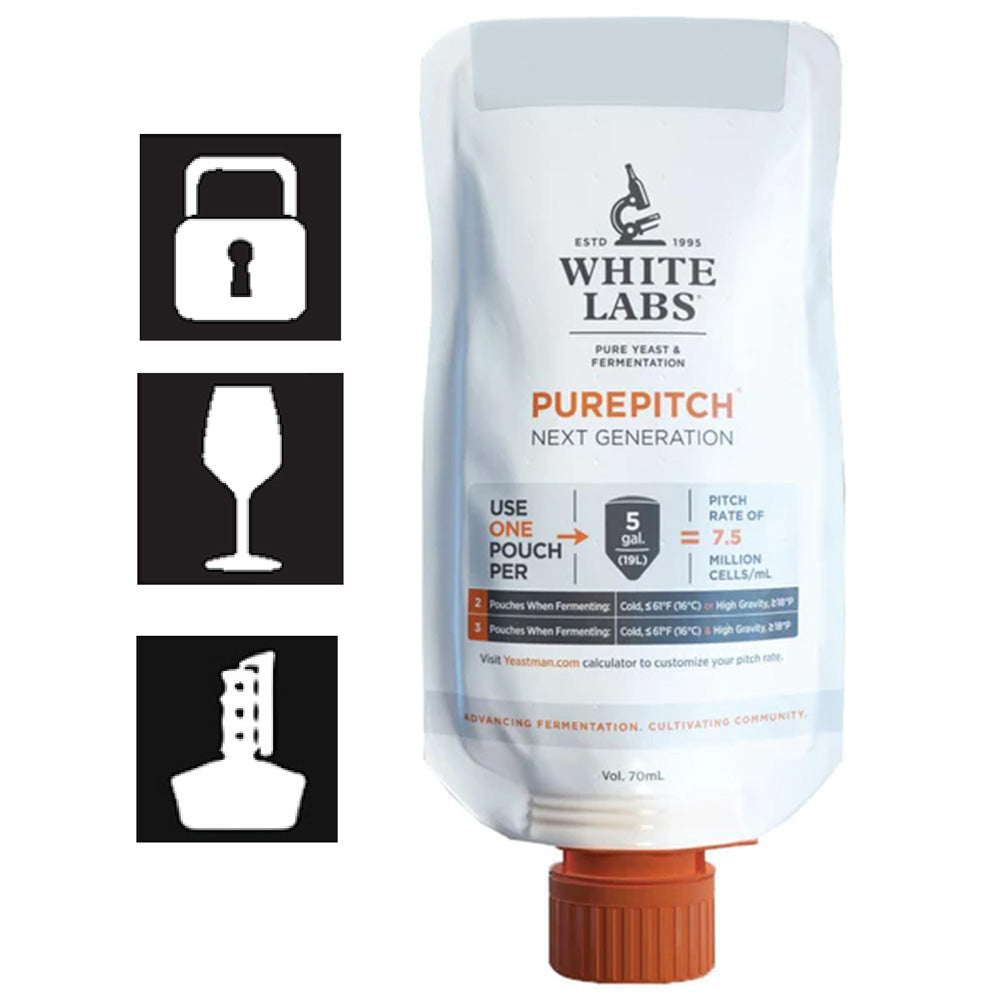 WLP750 70ml Sachet Front - Classic Bordeaux yeast with a rich, smooth flavour profile.