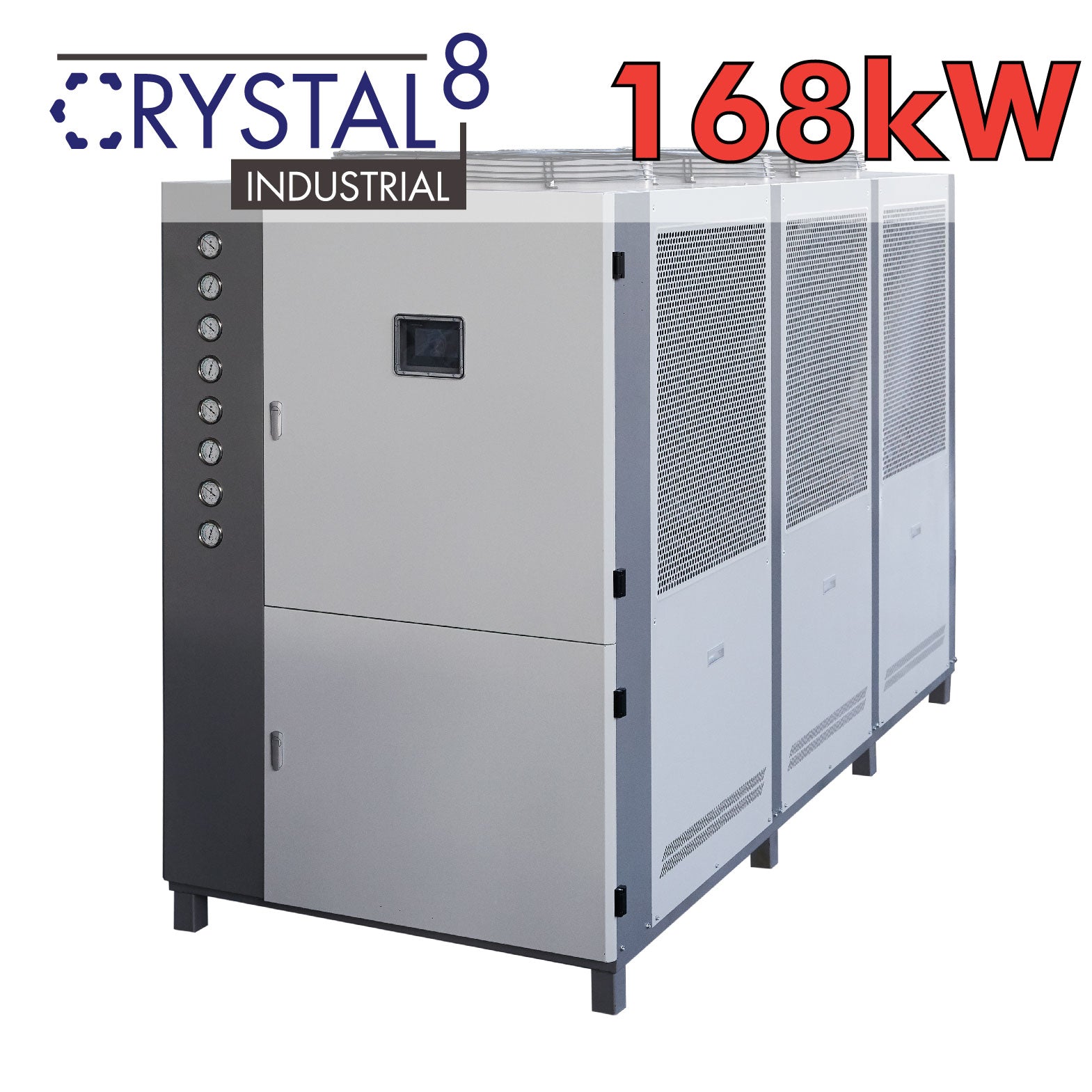 Compact and powerful 168kW Glycol Chiller.