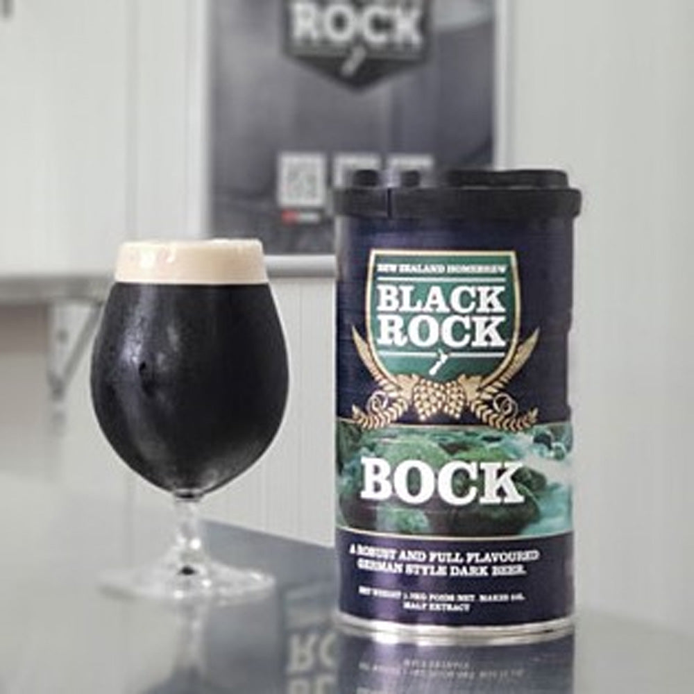 Black Rock Bock Beer Kit (1.7kg) - a full-flavoured, malty and dark German Bock Bier.