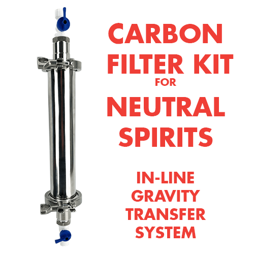 Activated Carbon Filter In-Line Gravity Kit - KegLand