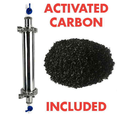 Activated Carbon Filter In-Line Gravity Kit - KegLand