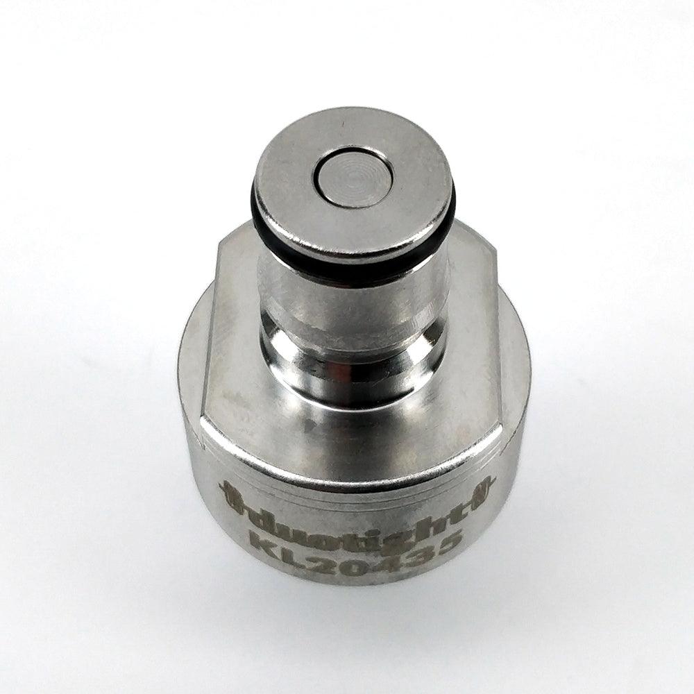 Carbonation & Line Cleaning Cap (Stainless Steel) - Duotight compatible - KegLand
