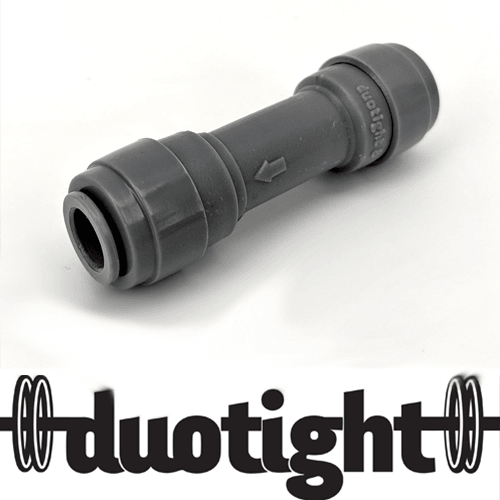 duotight - 8mm (5/16”) Female x 8mm (5/16”) Female One Way Check Valve (Gas) - KegLand