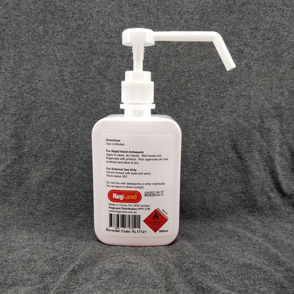 Ethanol/Chlorhexidine Hand Rub & Sanitiser 500ml - KegLand