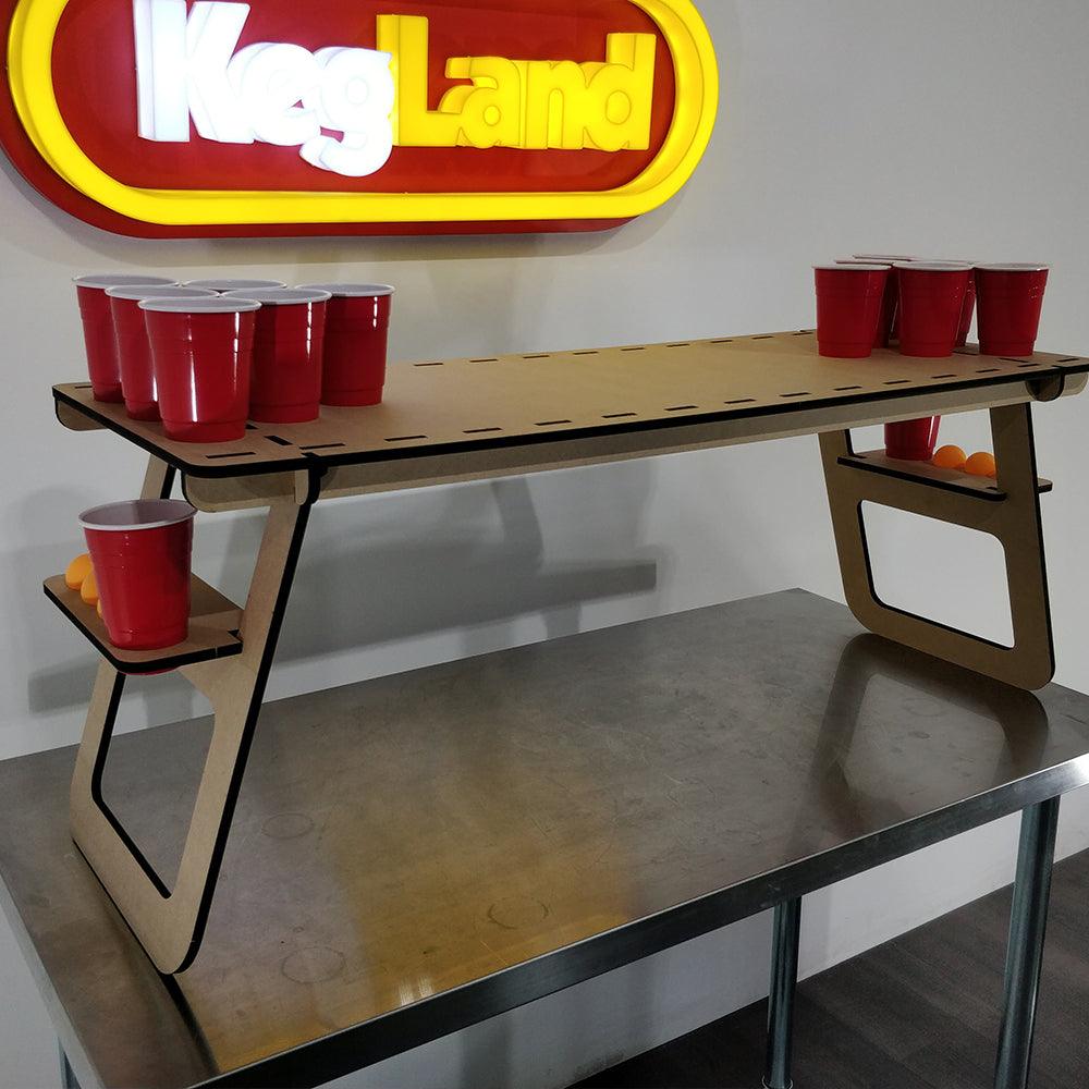 KegLand Beer Pong Table 40cm x 105cm - MDF - KegLand