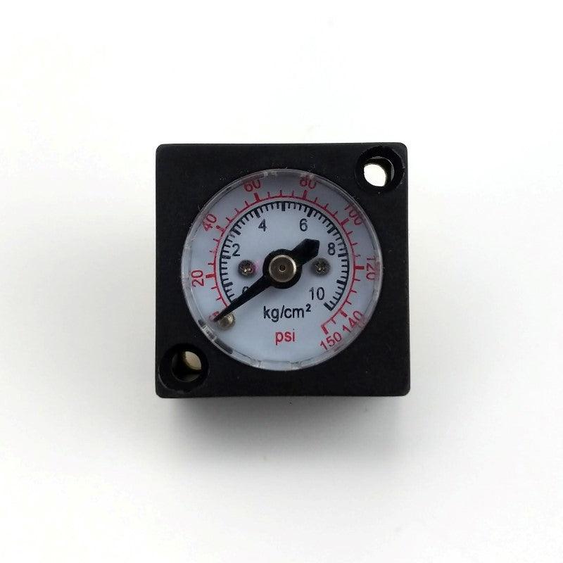 Mini gauge 27mm x 27mm x 8mm Radial Stem - 0-150psi - KegLand