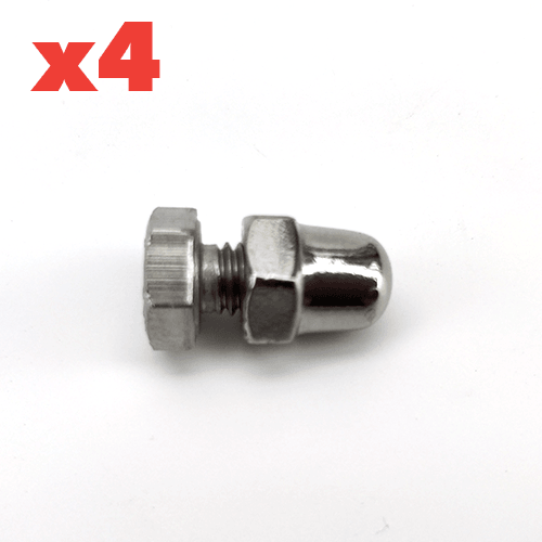 Modular 76 Series - (4pack) Replacement Nuts & Bolts for straight extensions - KegLand