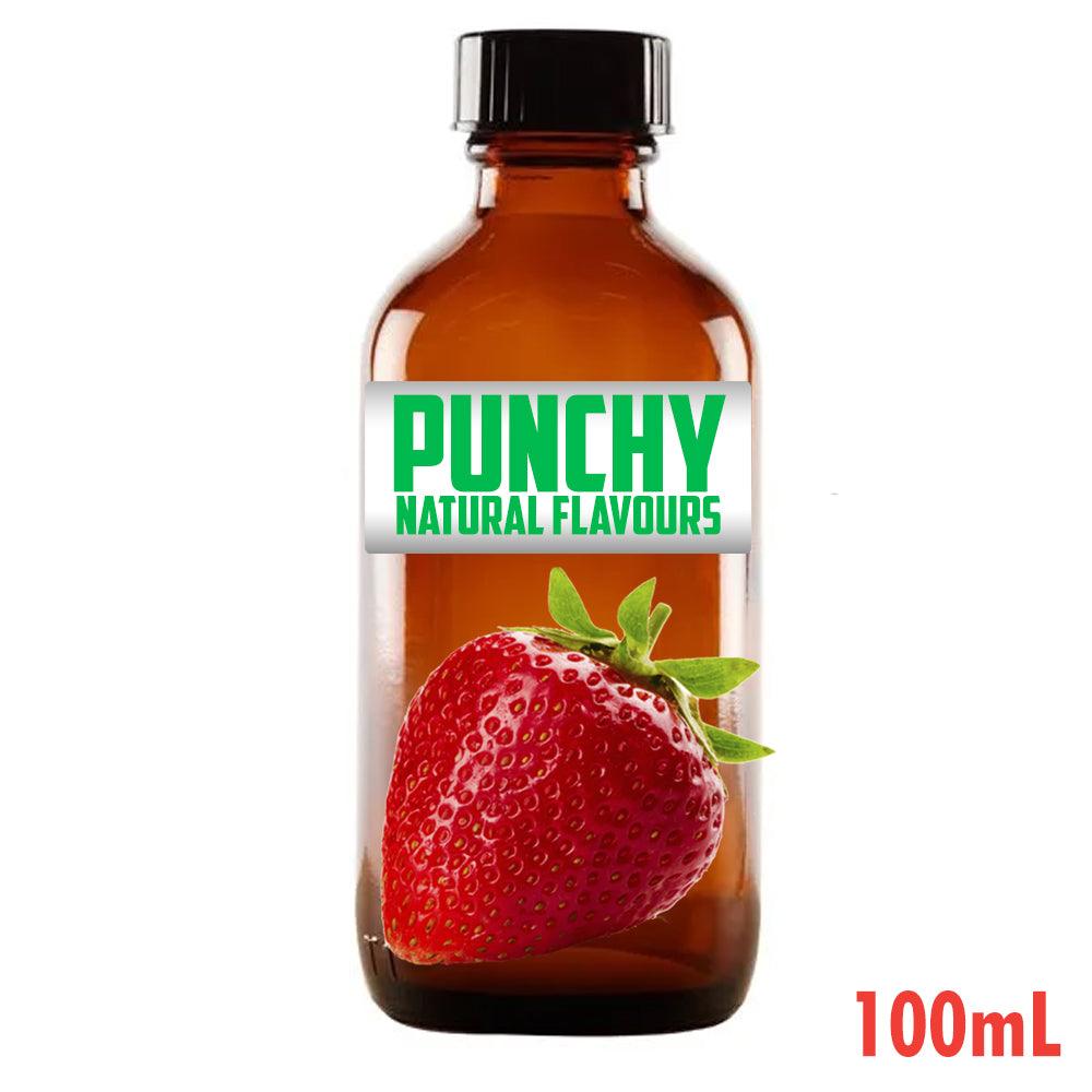 PUNCHY - Strawberry Flavour Natural - 100ml - KegLand