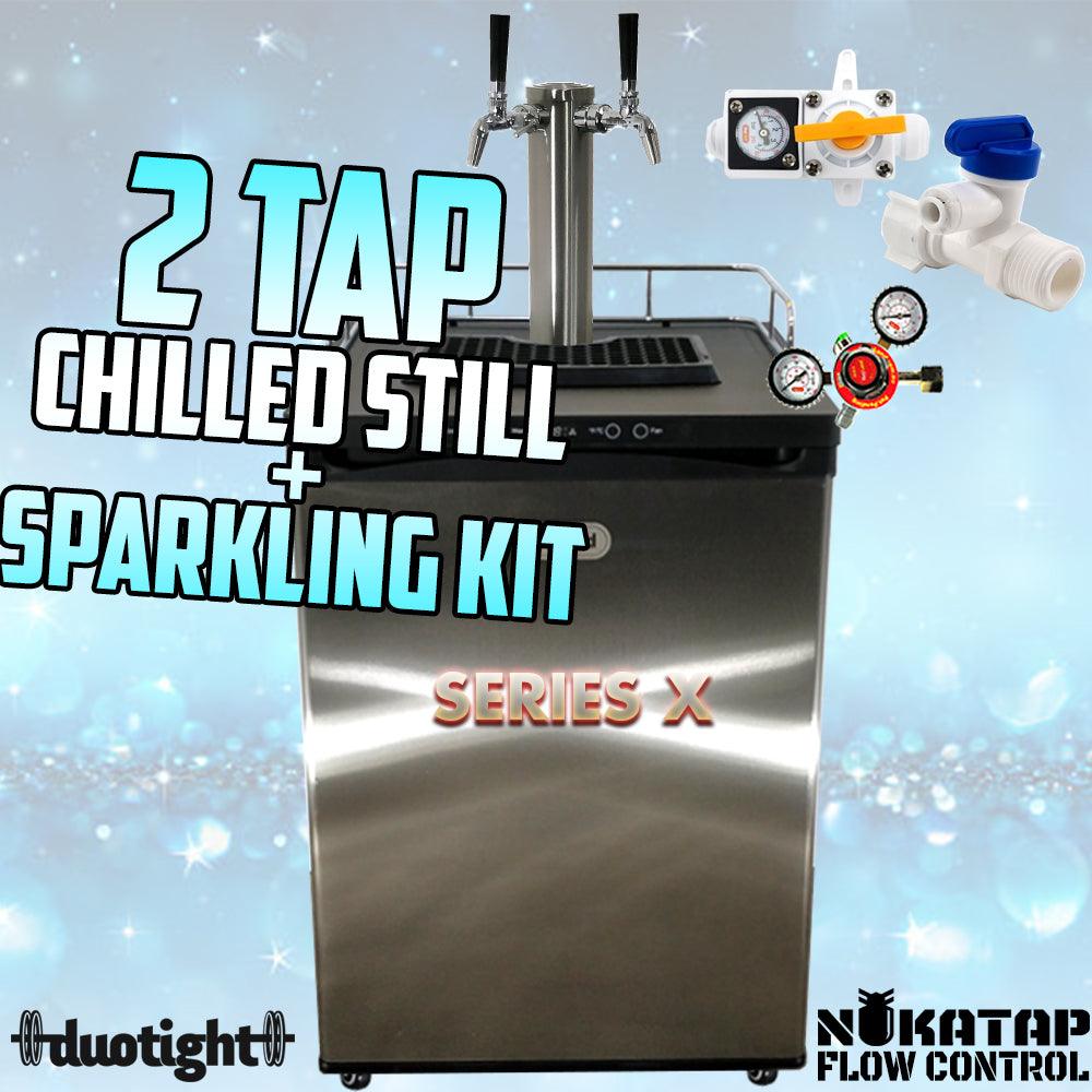 KegLand Series X Double Tap Still + Sparkling Water Kit On Demand