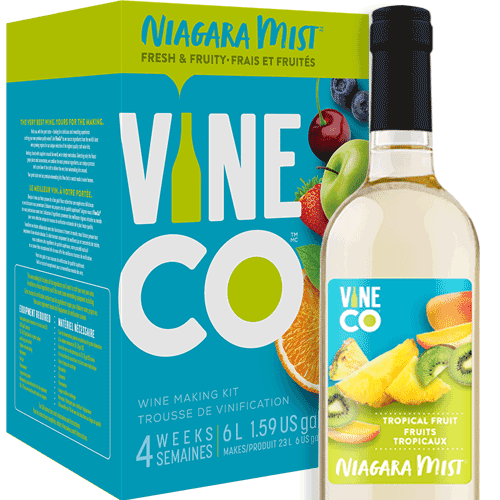VineCo - Niagara Mist Tropical Fruit - Wine Making Kit - KegLand