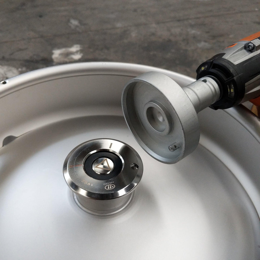 Atype, keg opening tool, 50l keg, Tooheys, Coopers, XXXX, kegs, pub