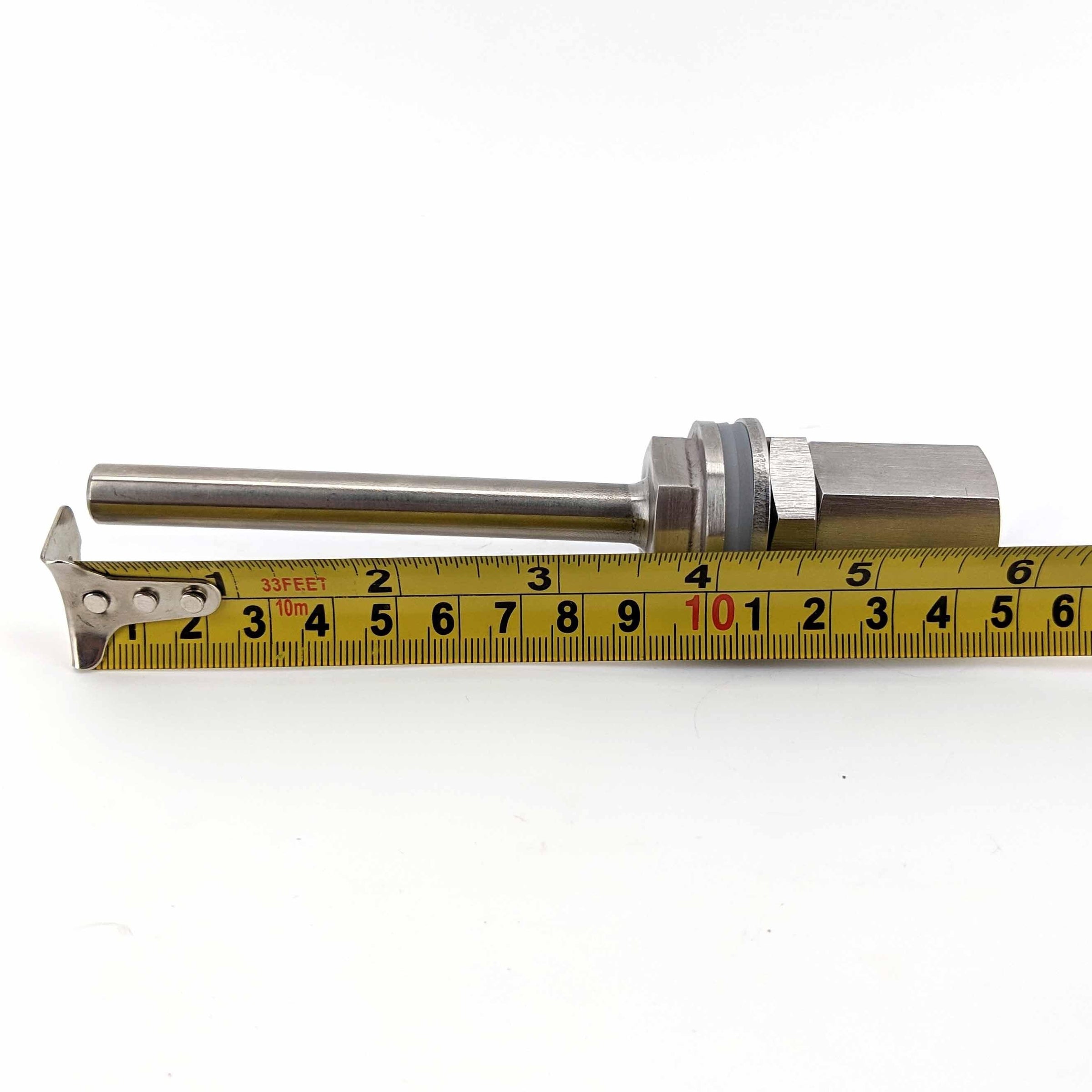 1/2 Inch BSP 304 Stainless Solid Thread Weldless Thermowell