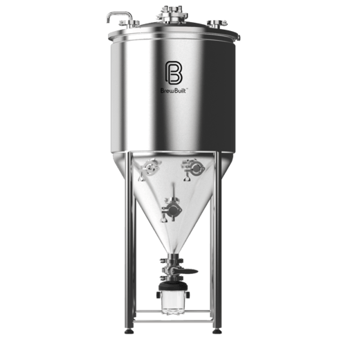 144L BrewBuilt X2 - Jacketed Stainless Steel Conical Unitank Fermenter Kit (38gal) - KegLand