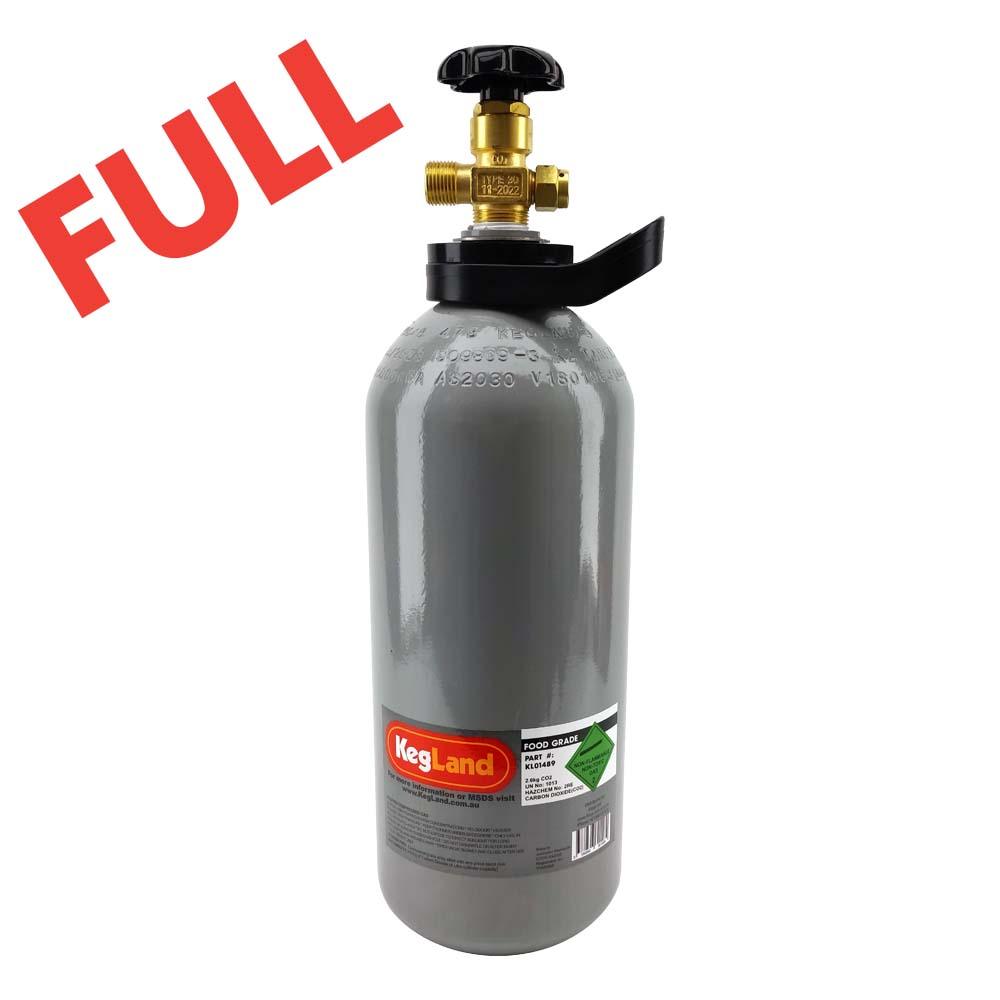2.6kg CO2 Gas Cylinder (FULL) - KegLand