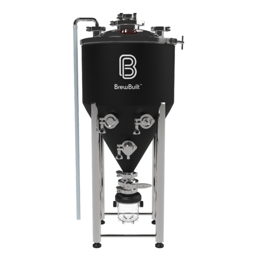 26L BrewBuilt X2 - Jacketed Stainless Steel Conical Unitank Fermenter Kit (7gal) - KegLand