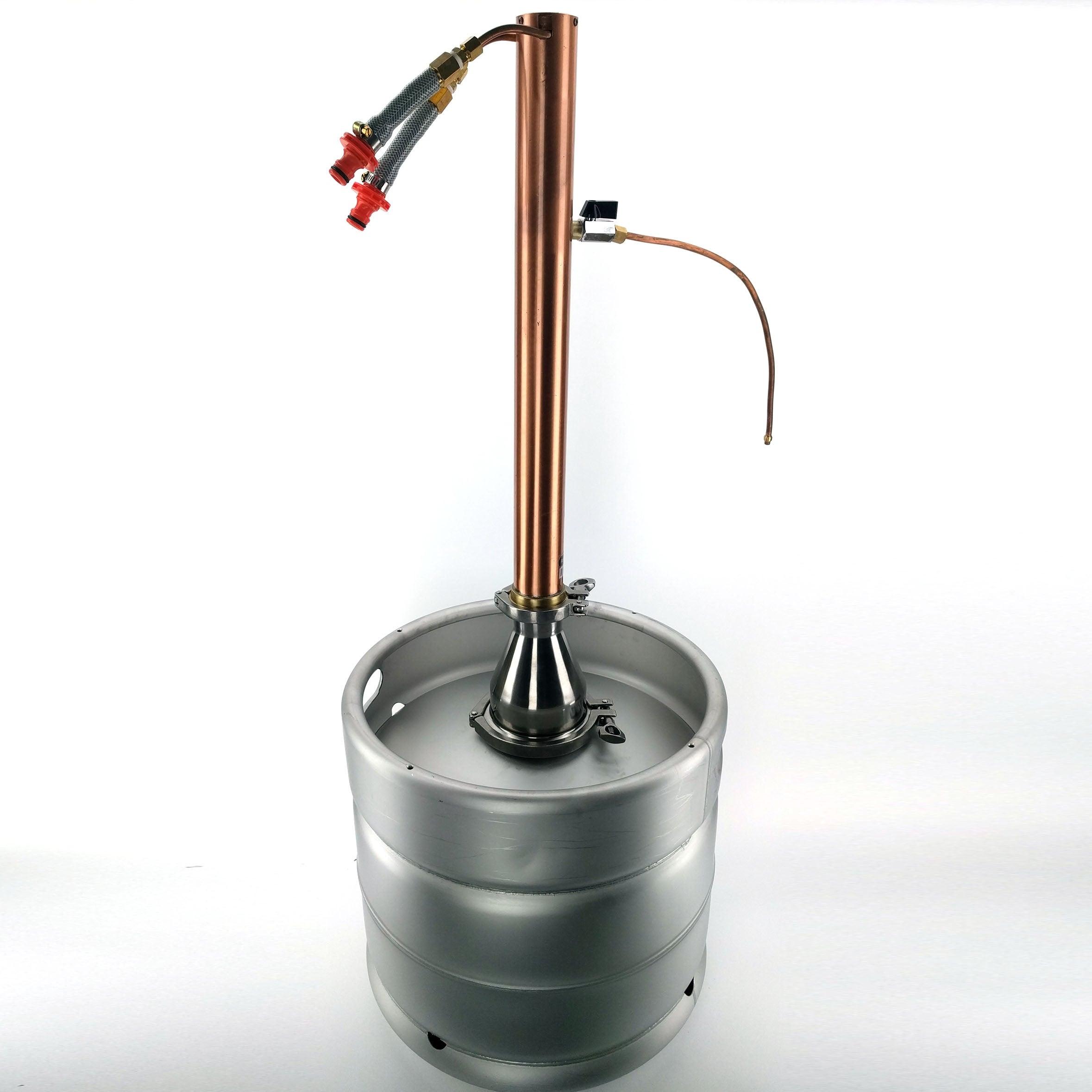 29L Kegmenter with 4inch Flat Lid and Airlock - KegLand