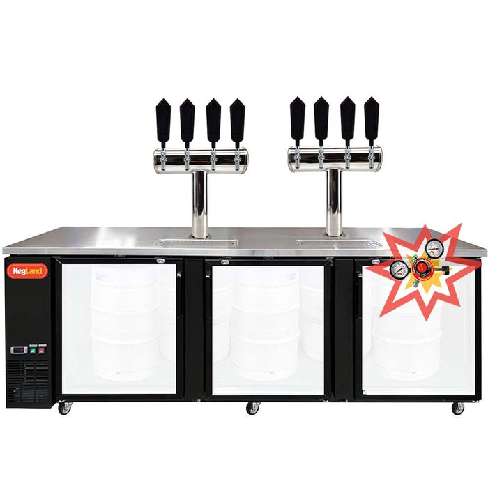 Grand Deluxe 3 Bar Refrigerator KegLand Australia