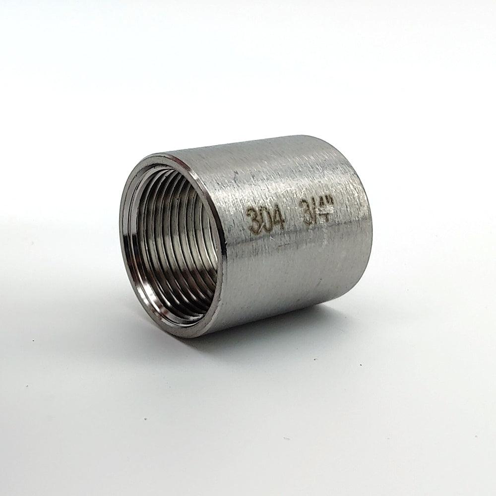 3/4 Inch BSP Stainless Internal Threaded Pipe Socket | KegLand