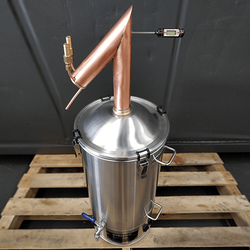 35L Alcoengine Copper Pot Still Bundle Pure Unfiltered Spirit Home