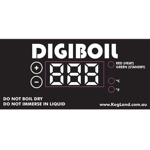 35L DigiBoil - 2400watt (1900w+500w) Digital 220-240V - KegLand