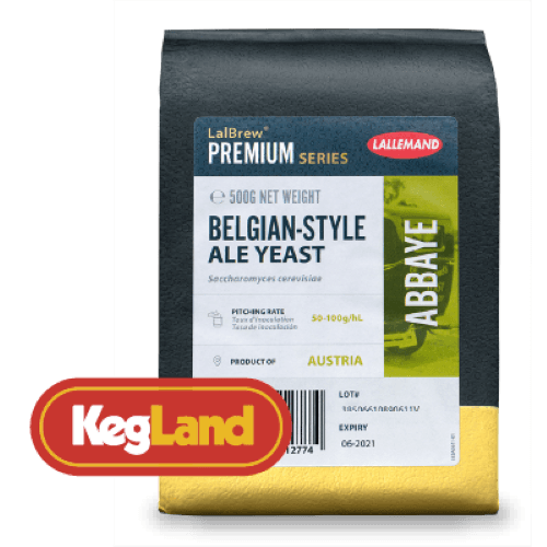 500g Brick - LalBrew - Premium Abbaye - Belgian-Style Ale Yeast - KegLand