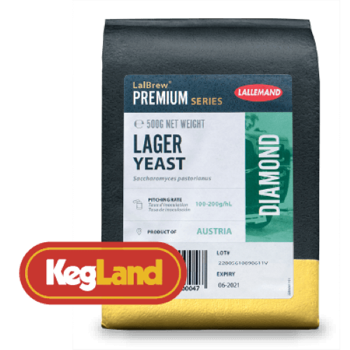 500g Brick - LalBrew - Premium Diamond Lager Yeast - KegLand