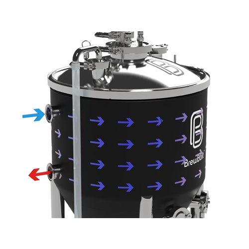 53L BrewBuilt X2 Jacketed Stainless Steel Conical Unitank Fermenter