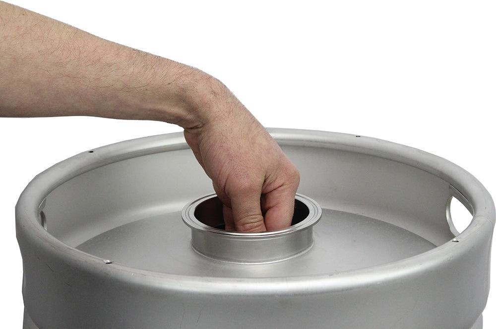 58L Kegmenter with 4inch Flat Lid and Airlock - KegLand