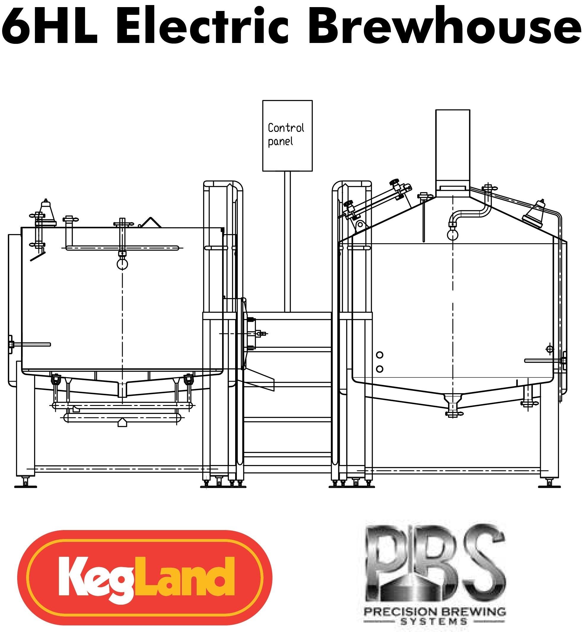 600L (6HL) Brewhouse - KegLand