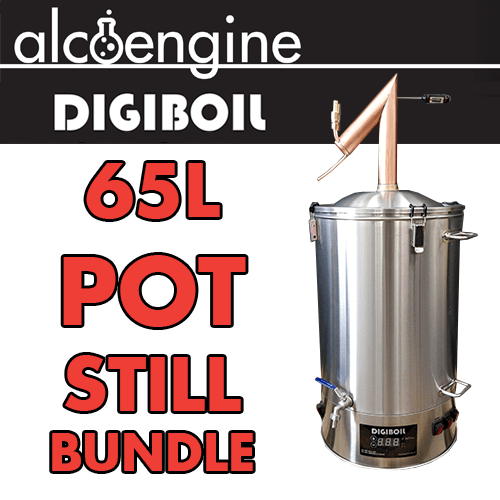 65L Alcoengine Copper Pot Still Bundle - KegLand