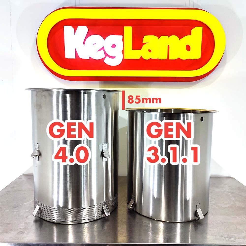 65L BrewZilla Gen 4 - Malt Pipe with bottom perforations - KegLand