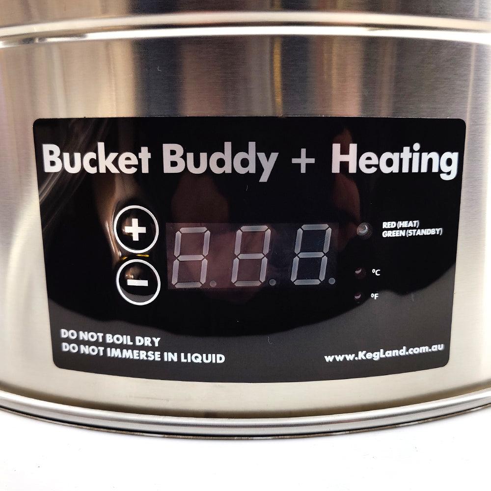 65L SS Bucket Buddy with Heating - Integrated 60watt Element 220-240V AC - KegLand