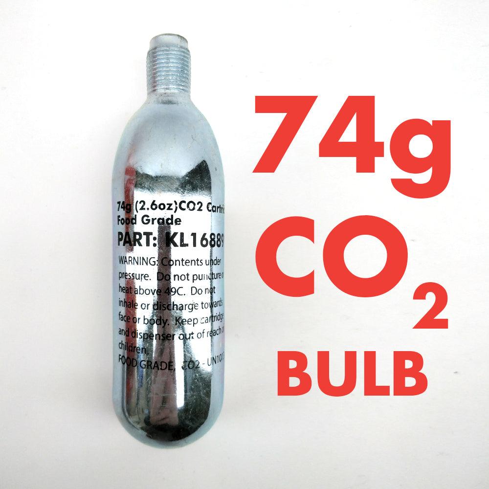 74g Big Bulb CO2 Cartridge 5/8-18UNF Thread - KegLand