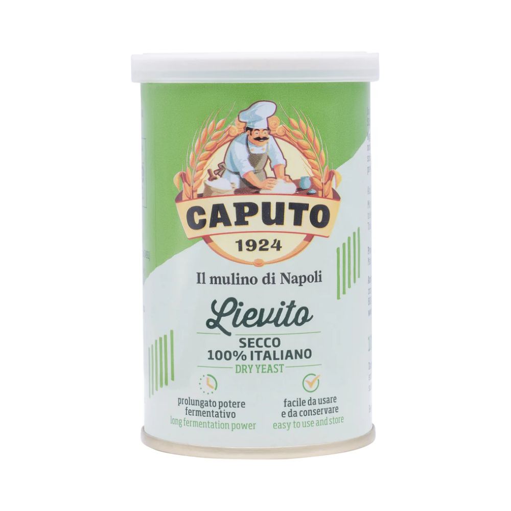Can of Caputo Lievito Active Dry Yeast - for light, fluffy and airy pizza dough.