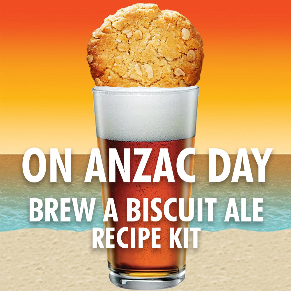 This particular all grain kit is designed to be brewed on ANZAC Day (25th of April) to commemorate the spirit of the Anzacs who landed in Gallipoli in 1915 as part of the Allies' invasion.