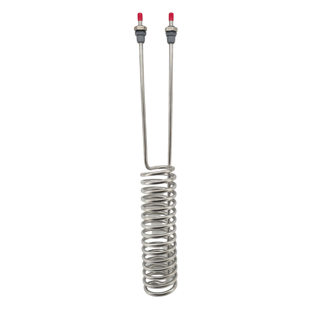 Use glycol to heat and cool your fermenter with this easy to install heat exchange coil. It will fit any 110mm diameter opening. Suitable for FermZillas and Kegmenters.