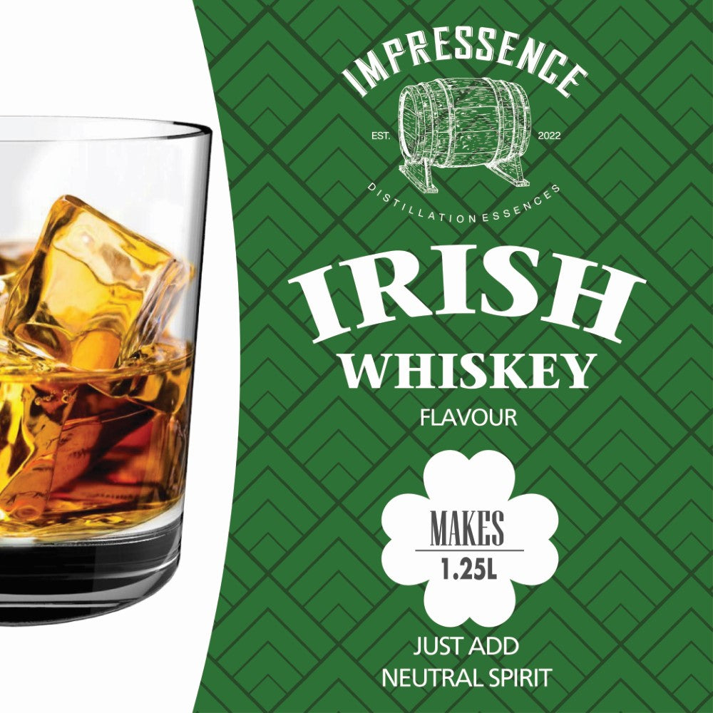 Irish Whiskey Spirit Flavouring - makes 1.25L of fruity blended irish whiskey with hints of vanilla.