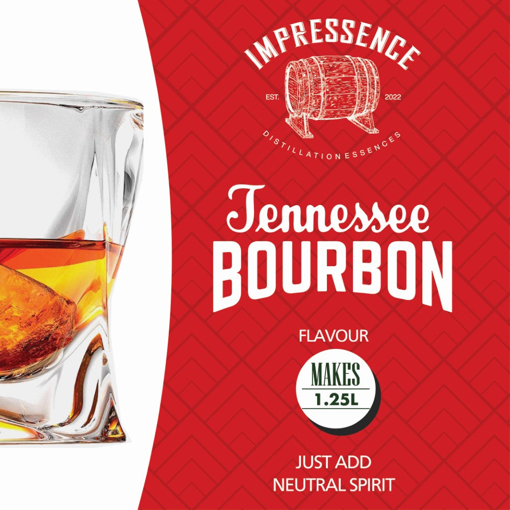Tennessee Bourbon Spirit Flavouring - makes 1.25L of fruity and sweet sour mash style Bourbon.