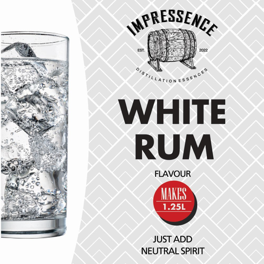 White Rum Spirit Flavouring that makes 1.25L of delicately floral and fruity Blanco rum.