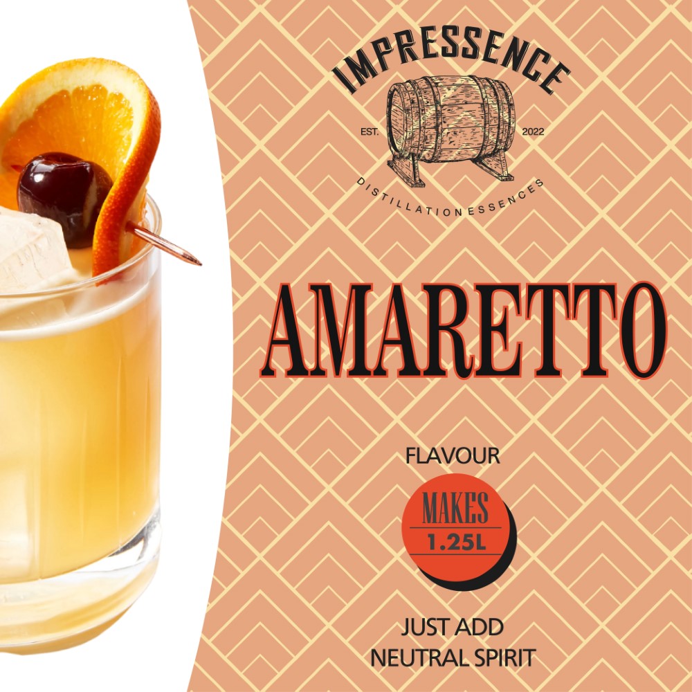 Amaretto Spirit Flavouring - Makes 1.25L of delicious cherry / almond liqueur.