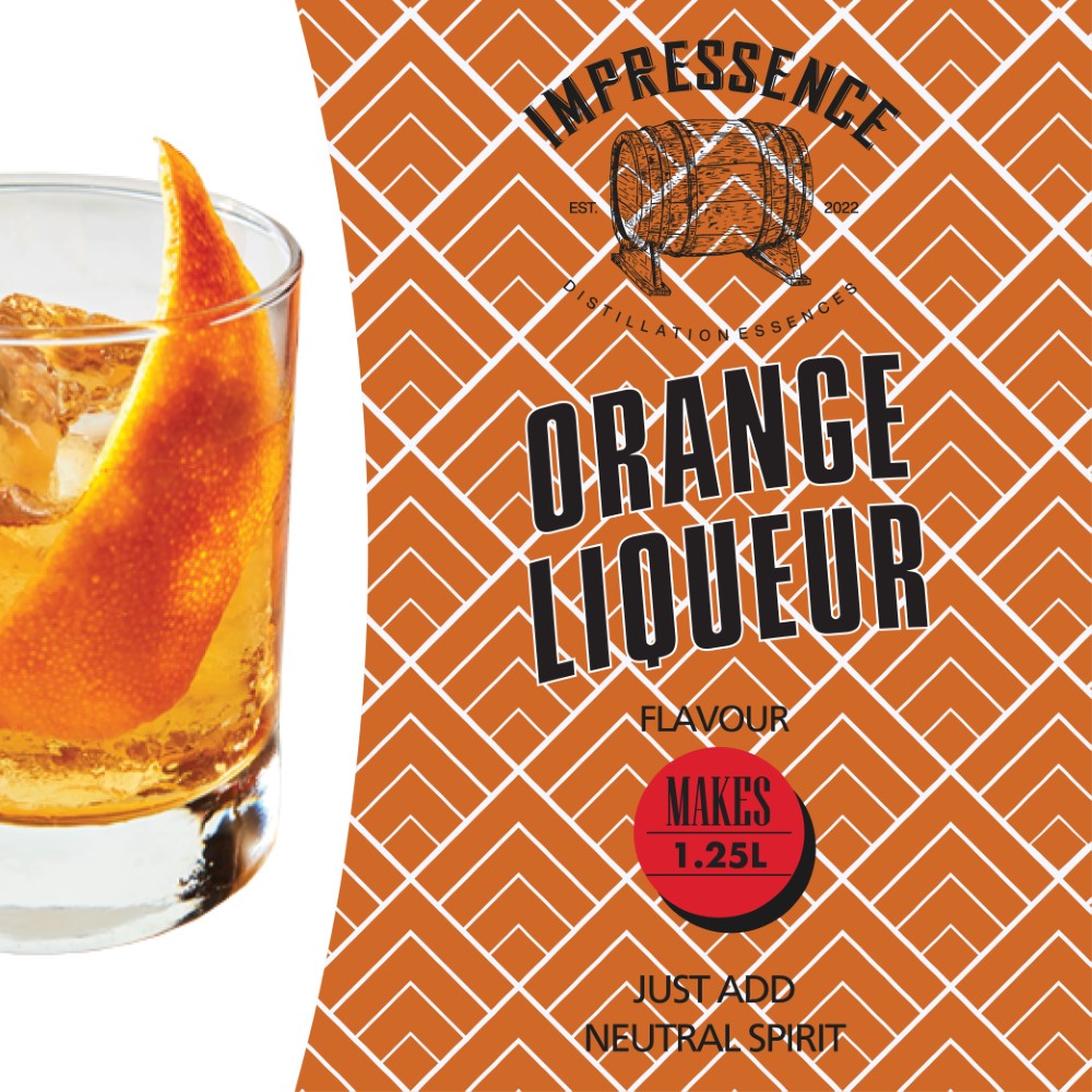 Impressence Orange Liqueur - In the style of Cointreau triple-sec with sweet and bitter orange notes.