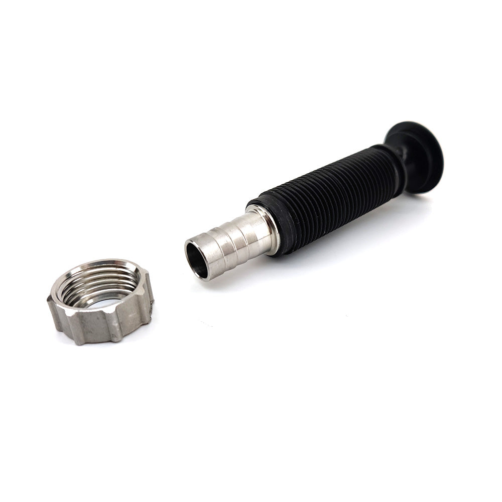 Designed to help spread and distribute your wort in a mash tun for even recirculation. It can also be used as an aerator transfer piece to your fermenter.
